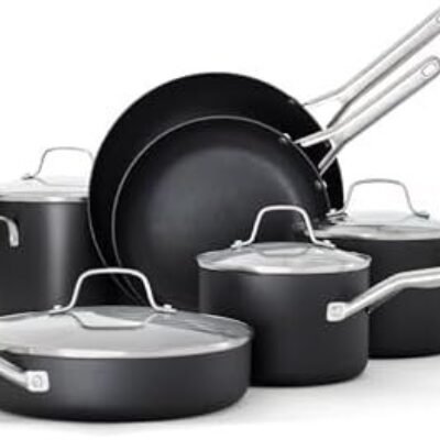 Calphalon® Hard-Anodized Nonstick 10-Piece Cookware Set